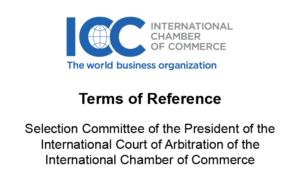 ICC - Terms of Reference